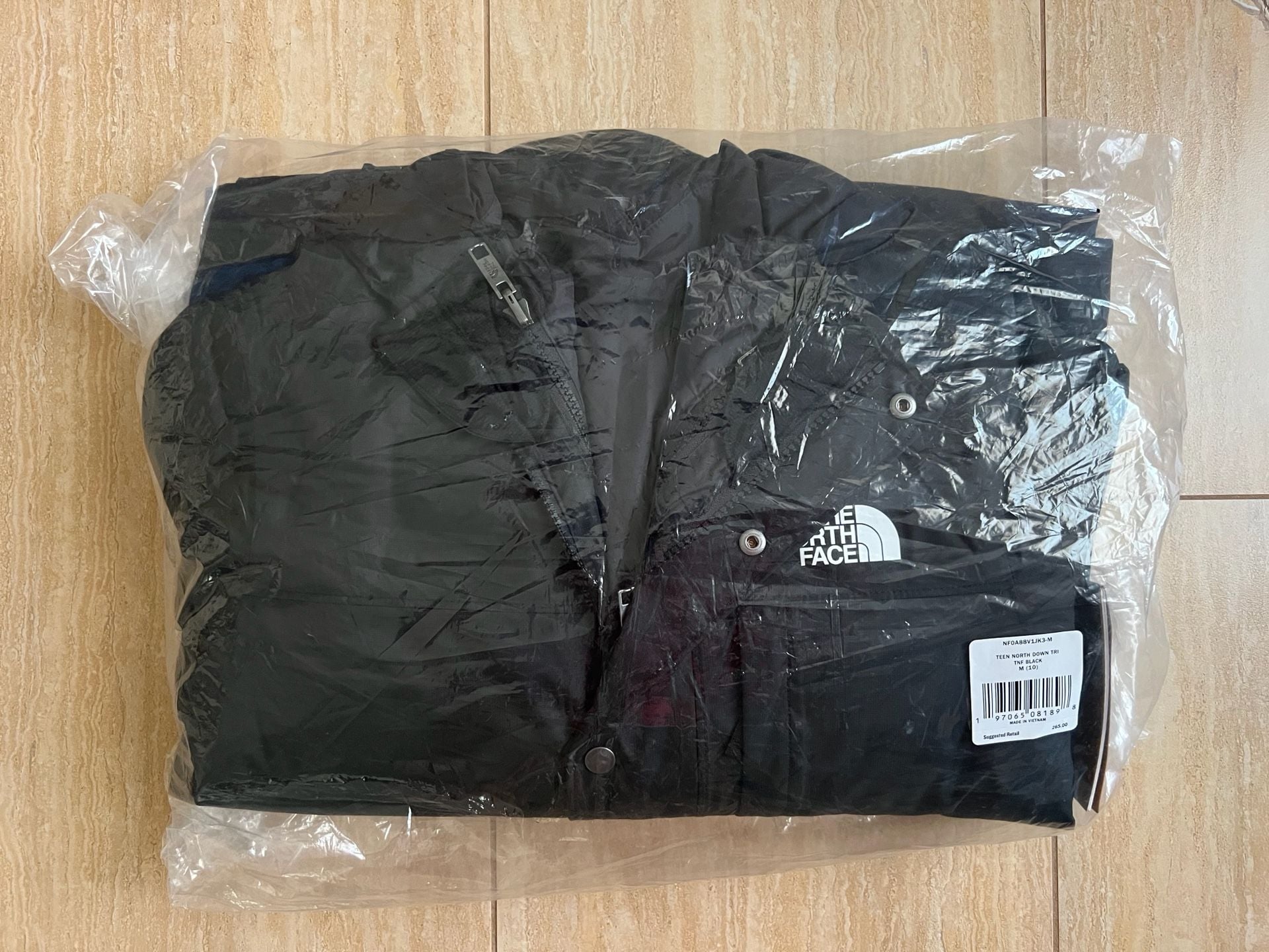 The North Face Teen North Down Triclimate Jacket Size M (10) Black